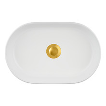 Anika 490mm Ceramic Above Counter Basin with Pop-Up Waste